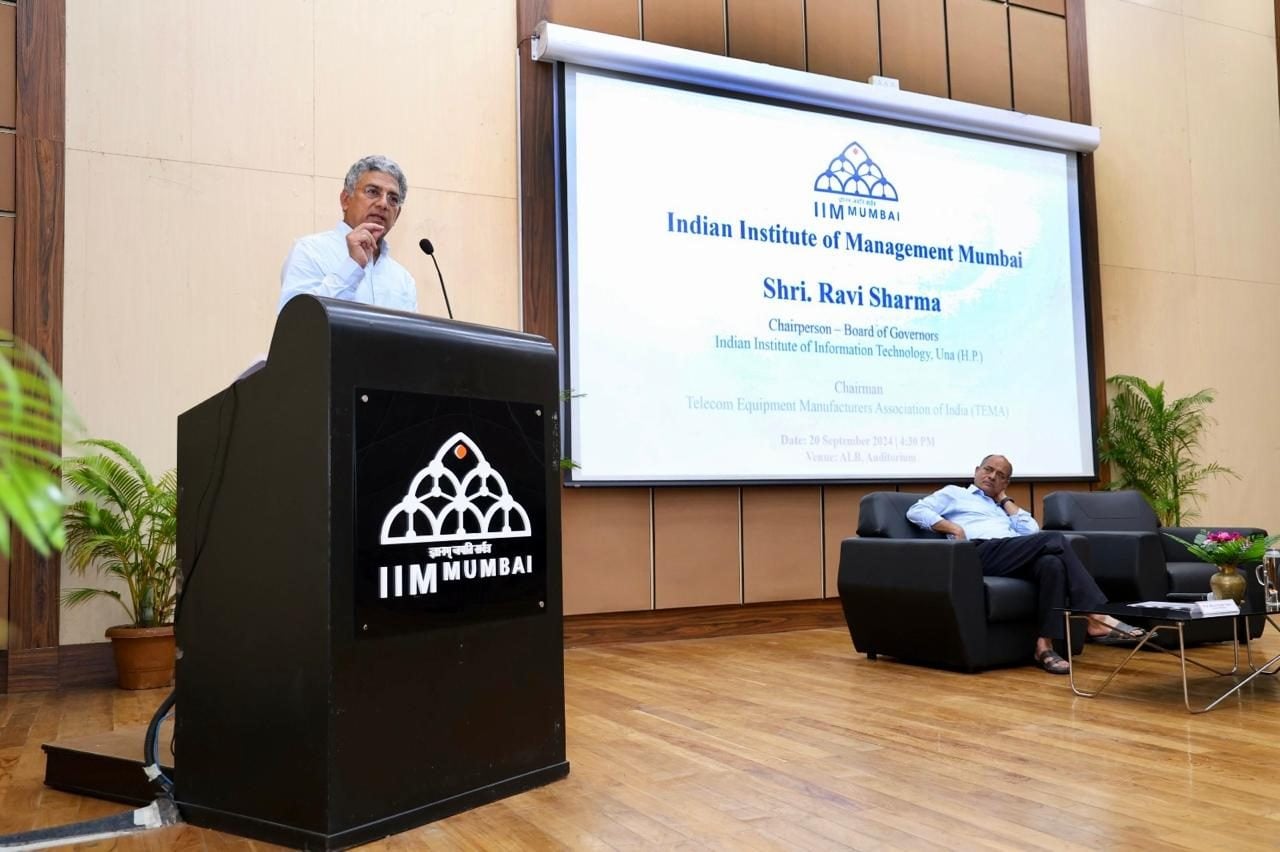 Speaking at IIM Mumbai
