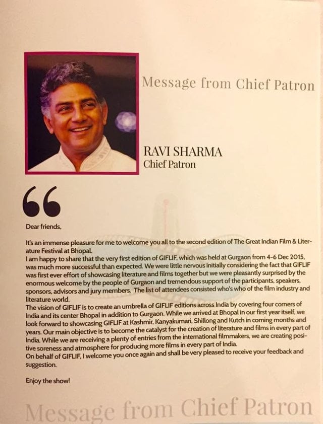 Message from the Chief Patron